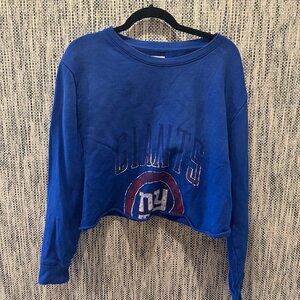 Vintage NY Giants Cropped Sweatshirt